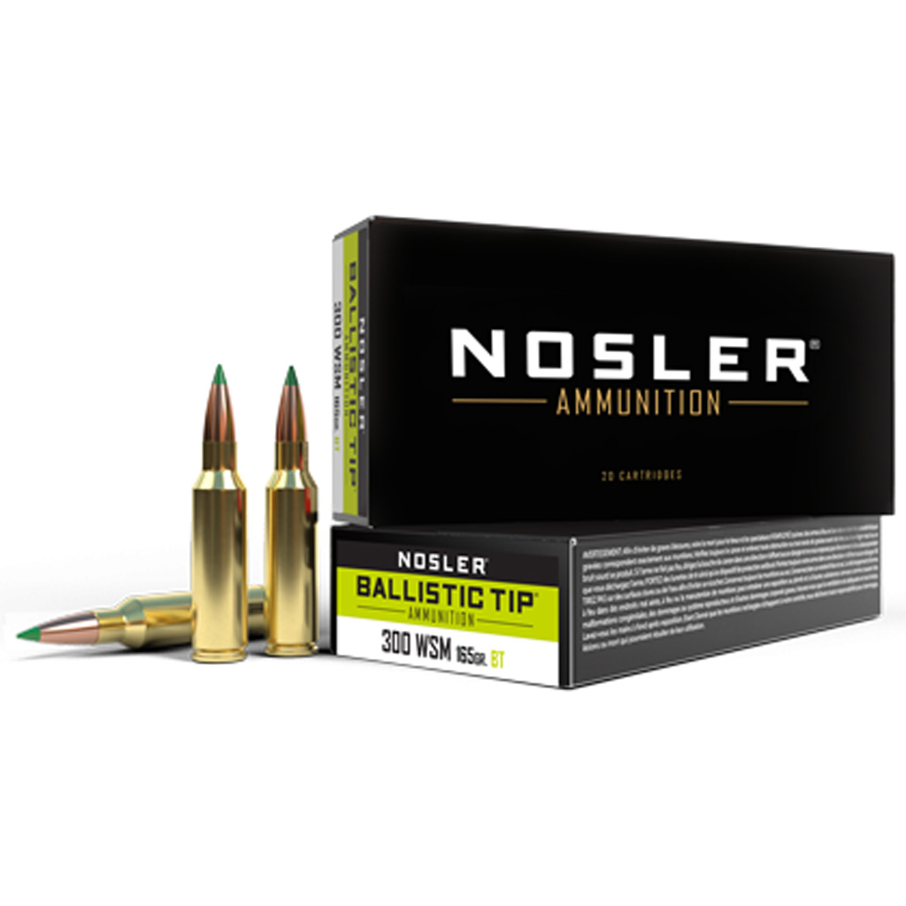 ler Ballistic Tip .300 Winchester Mag 165 Gr PolyTip Ammo
