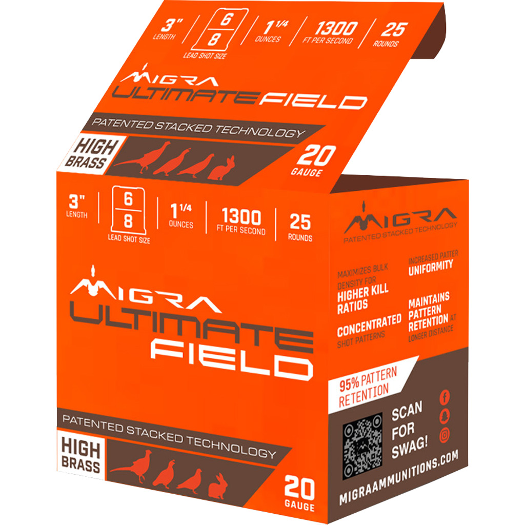 ra #6 / 8 20 Gauge 1-1/4 Oz 3 In Ammo