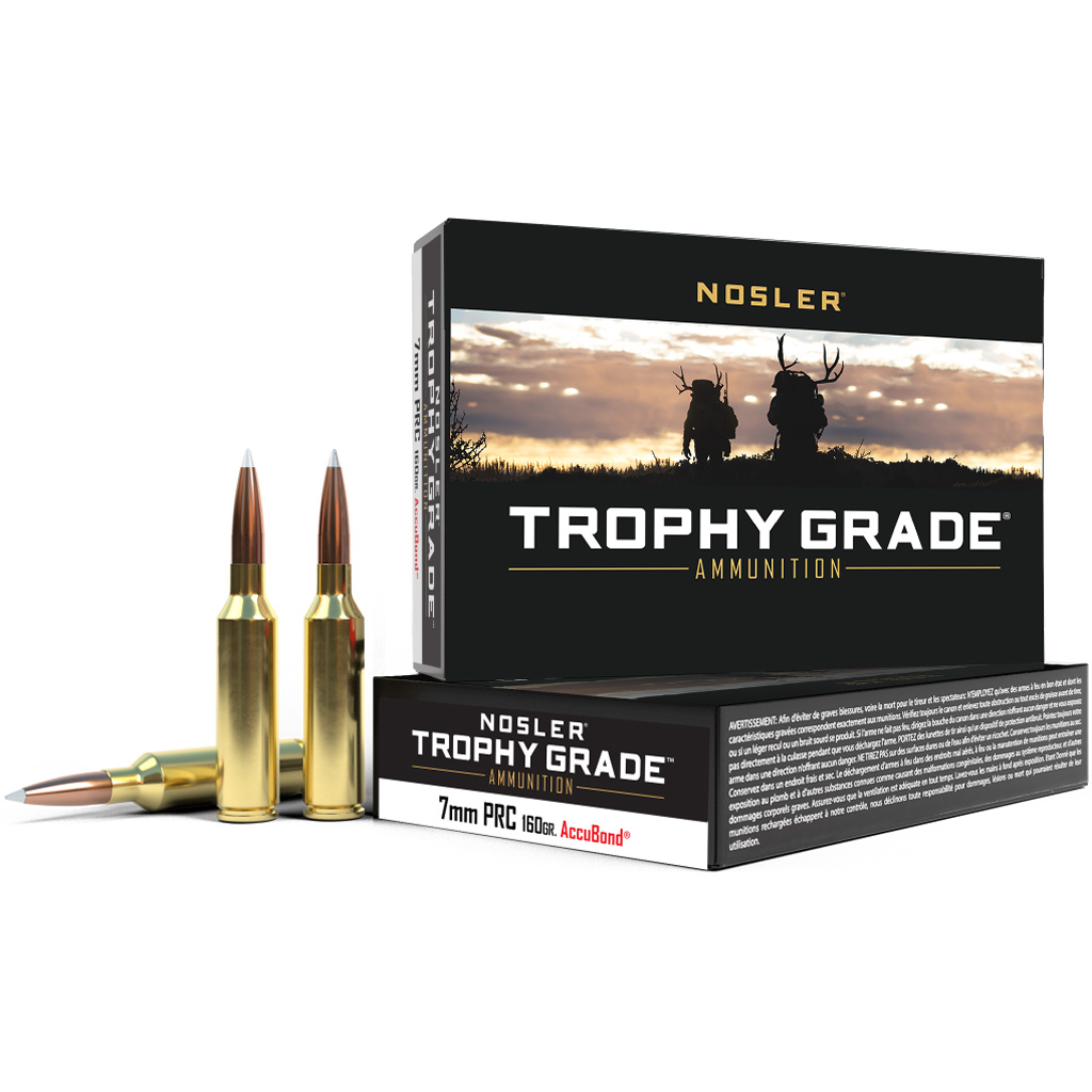 Nosler 7mm PRC 160 Gr PolyTip 3031 FPS