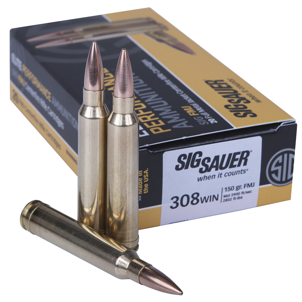  Sauer Elite Ball Performance Rifle 308 Win 150 Gr. FMJ 20 Rd. Ammo