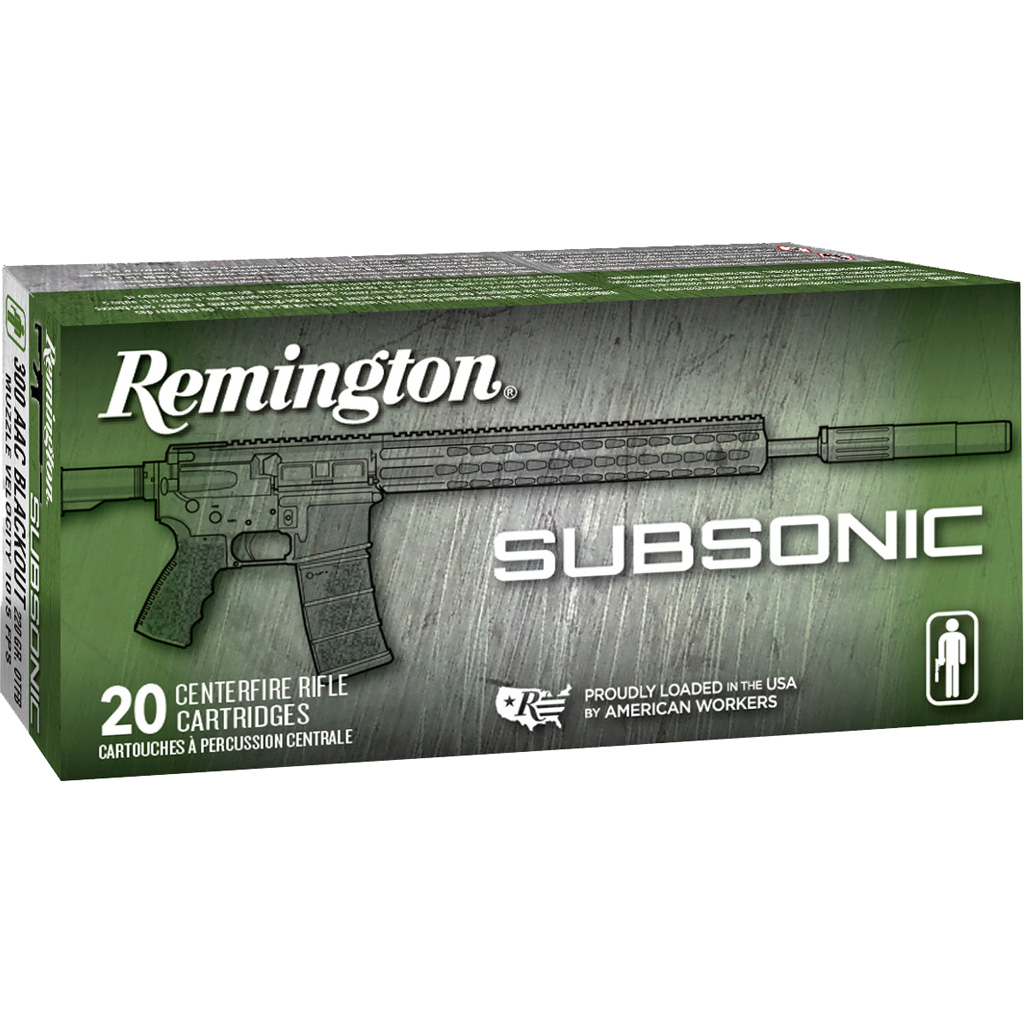 ington 28430 Subsonic Open Tip Flat Base 220 Grain .300 AAC Blackout Ammo