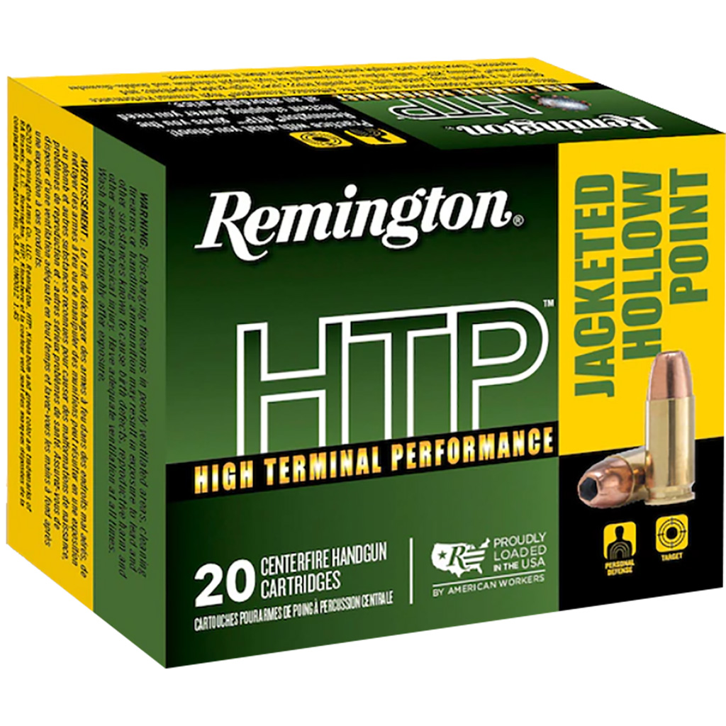 ington 22306 HTP Jacketed Hollow Point 155 Grain .40 S&W 1205 Fps Ammo