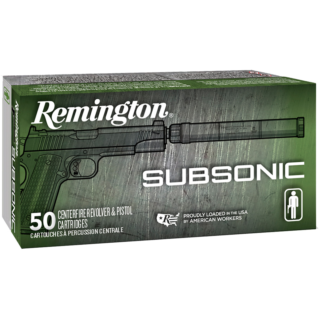 ington 28428 Subsonic Flat Nose Enclosed Base 230 Grain .45 ACP/Auto 830 Fps Ammo