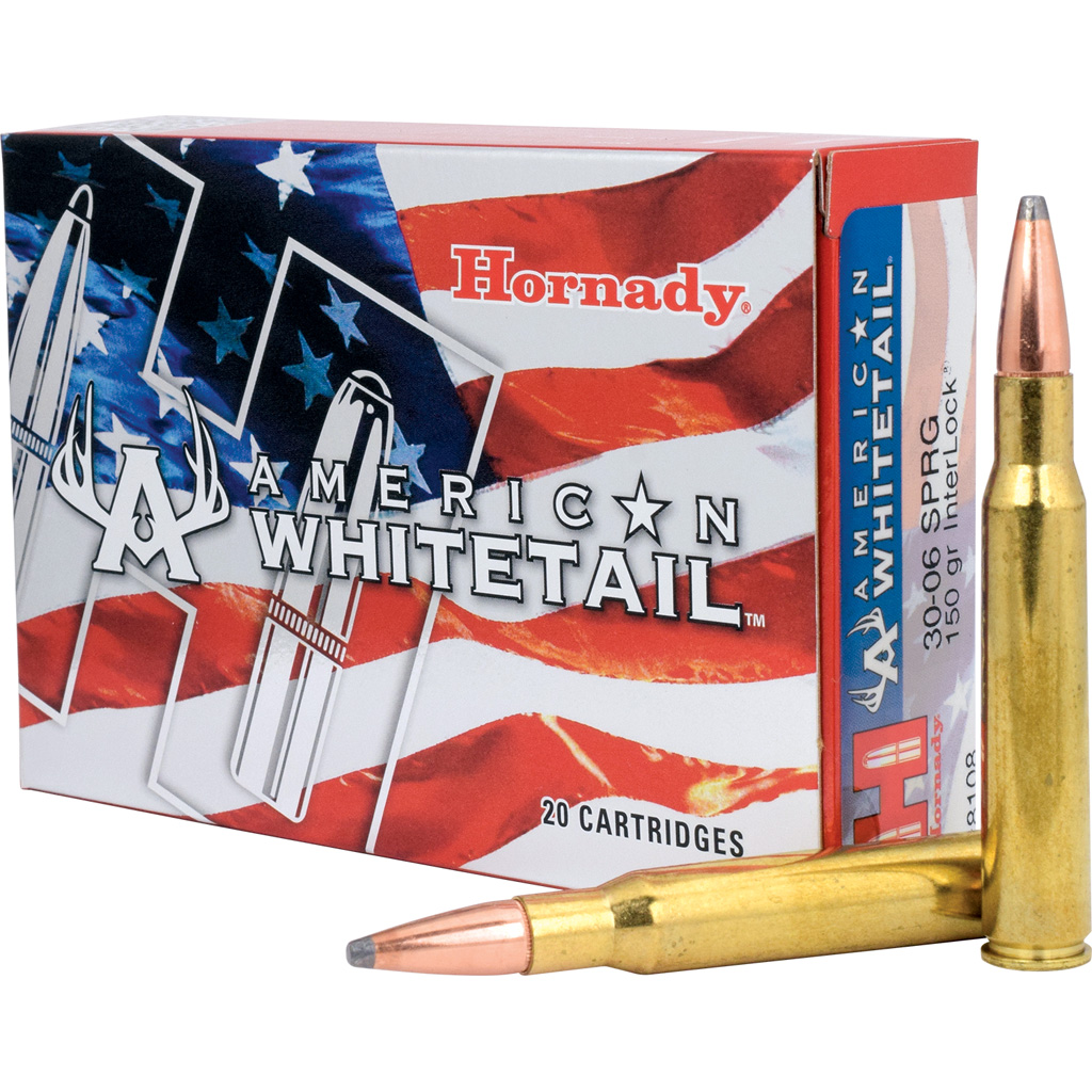 nady 8108 American Whitetail 30-06 Springfield 150 Gr InterLock Spire Point Ammo