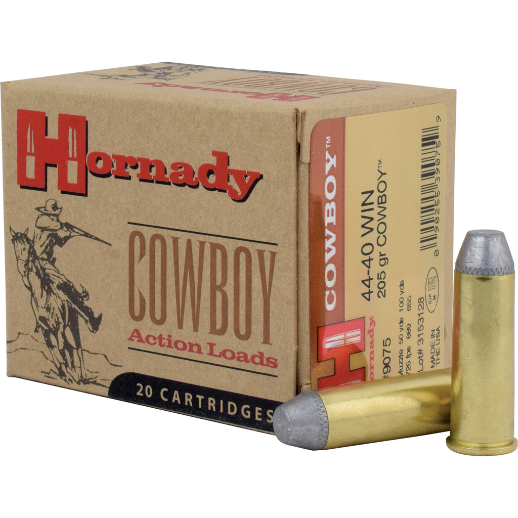 nady Custom Cowboy Pistol 44-40 Win 205 Gr. Cowboy 20 Rd. Ammo
