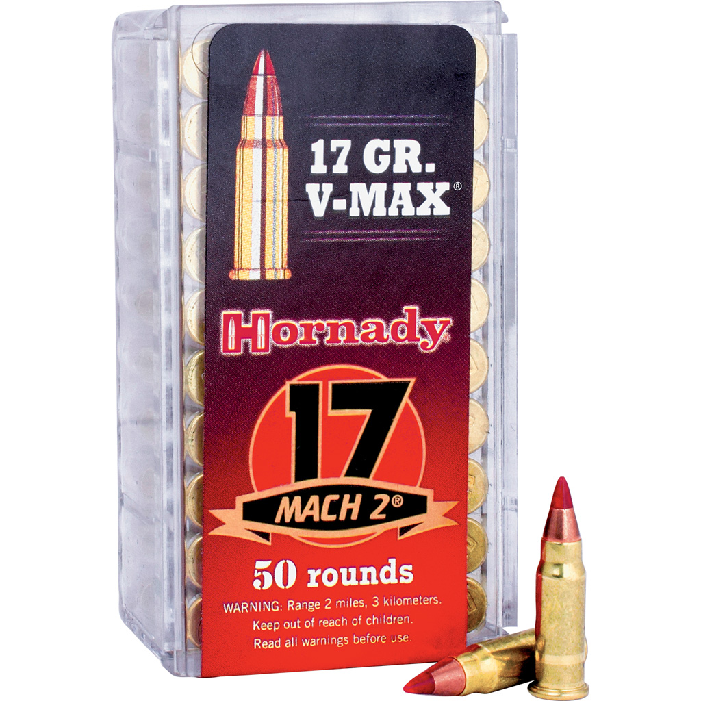 nady 83177 Varmint Express Hornady V-Max 17 Grain .17 Hornady Mach 2 2100 Fps Ammo