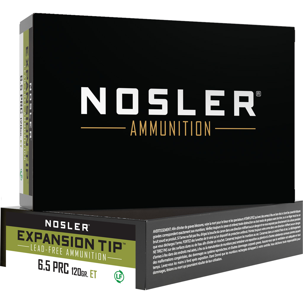 Nosler 40688 E-Tip Spitzer E-Tip Lead-Free 120 Grain 6 5 PRC 3100 fps