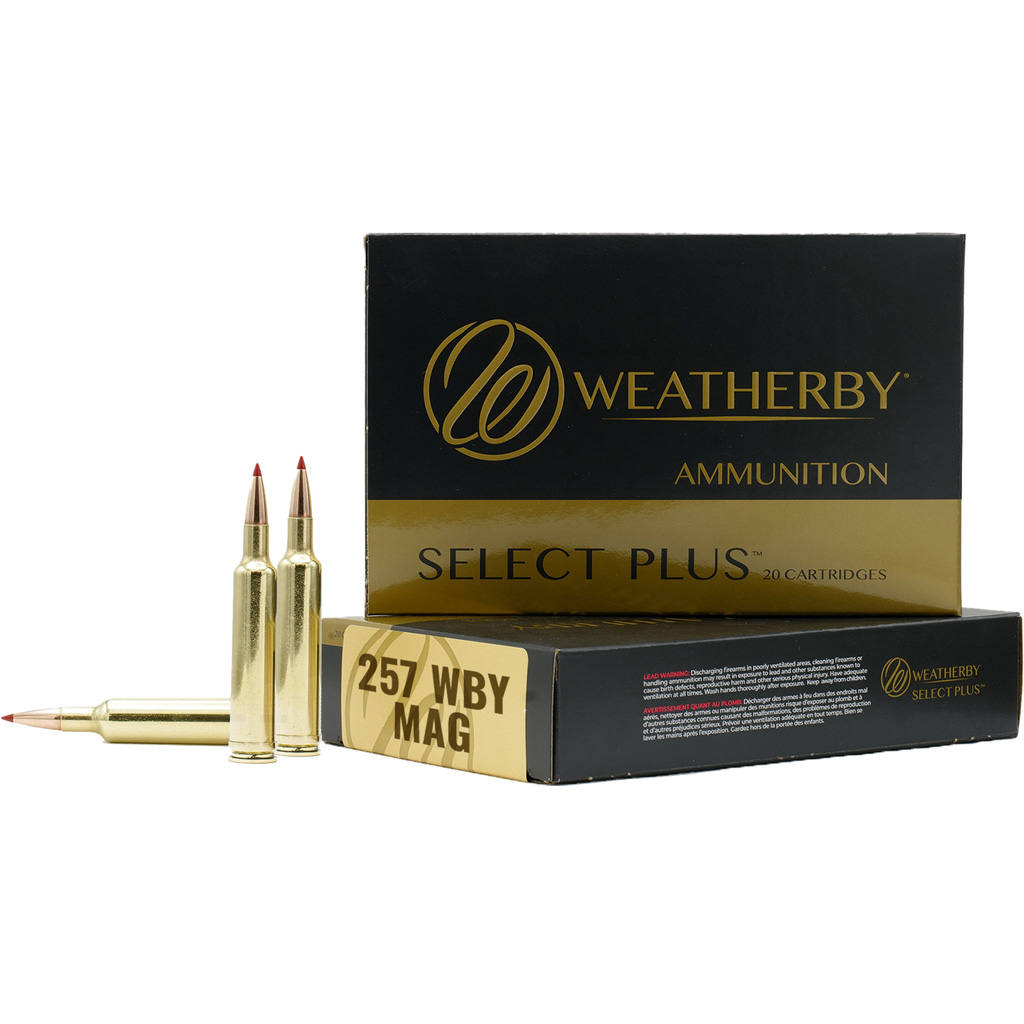Weatherby Select Plus Hammer Custom 92 Grain  257 Weatherby Mag 3700 FPS