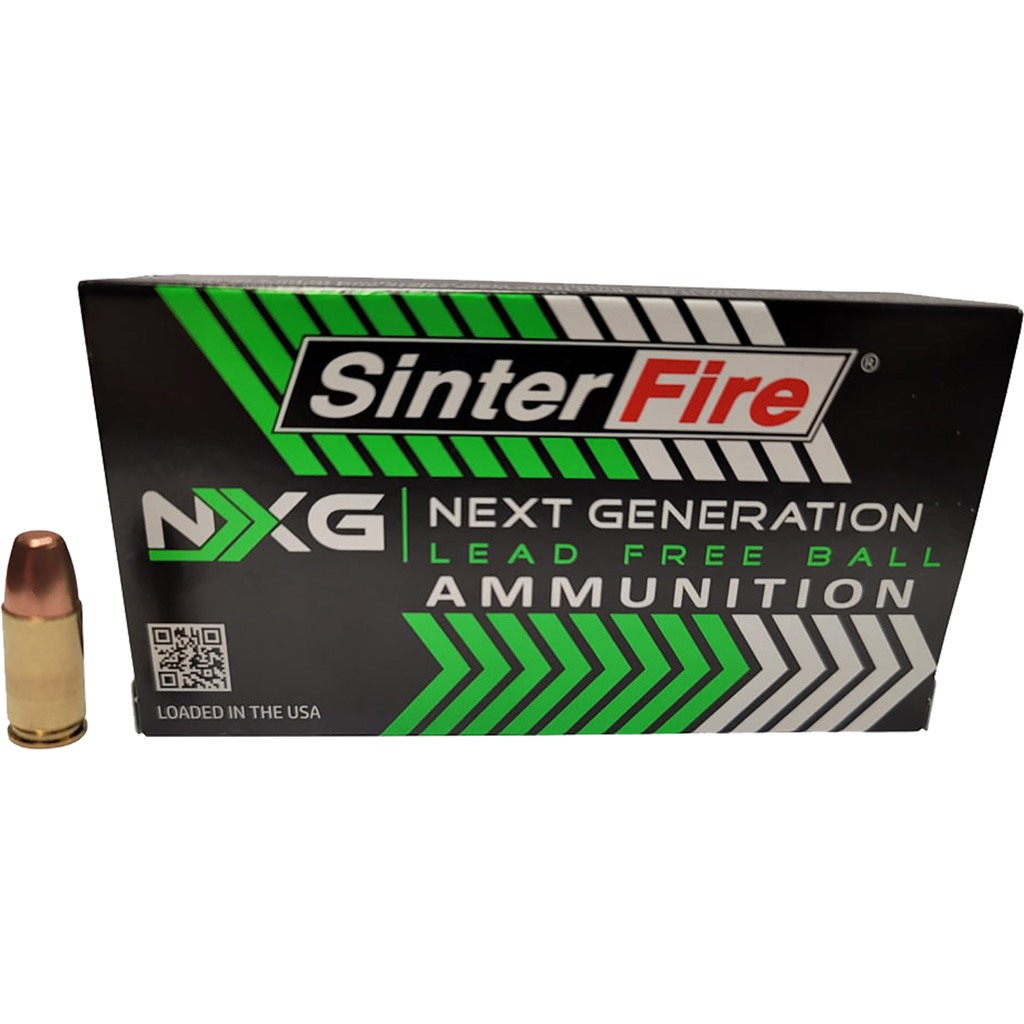 terFire SF9100NXG(50) Next Generation (NXG) Lead Free Ball 100 Grain 9mm Luger/Parabellum Ammo